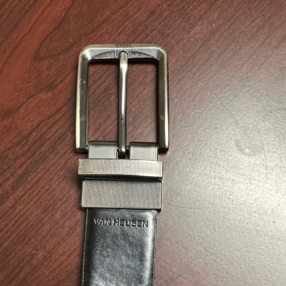 $13, Van Heusen reversible Buckle Belt